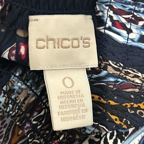 Paisley Nouveau Smocked Mock-Neck Top - Picture 5 of 9